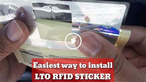 rfid windshield sticker|how to replace rfid sticker.